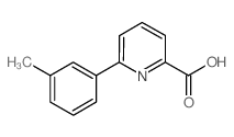 6-(M-TOLYL)PICOLINIC ACID structure