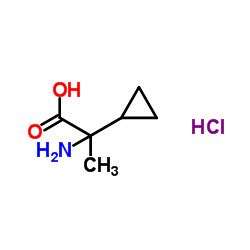2-Cyclopropylalanine hydrochloride (1:1)结构式