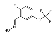 E-2-fluoro-5-trifluoromethoxy-benzaldehyde oxime Structure