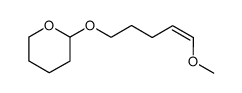 2-((Z)-5-Methoxy-pent-4-enyloxy)-tetrahydro-pyran结构式