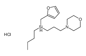 butyl-(furan-2-ylmethyl)-(3-morpholin-4-ylpropyl)silane,hydrochloride结构式