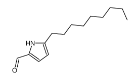 5-nonyl-1H-pyrrole-2-carbaldehyde结构式