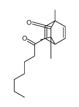 6-heptanoyl-2,2,4-trimethylbicyclo[2.2.2]octa-5,7-dien-3-one Structure