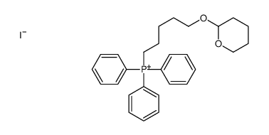 5-(oxan-2-yloxy)pentyl-triphenylphosphanium,iodide结构式