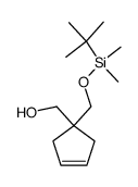 [1-(tert-butyl-dimethyl-silanoxymethyl)-cyclopent-3-en-1-yl]-methanol Structure