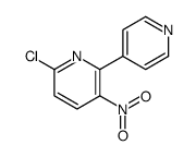 6-chloro-3-nitro-2-pyridin-4-ylpyridine结构式