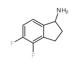 4,5-difluoro-2,3-dihydro-1H-inden-1-amine structure