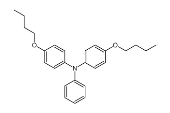 N,N-bis(4-butoxyphenyl)-aniline Structure