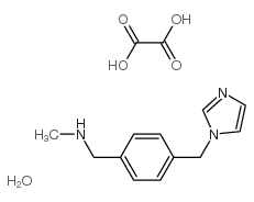 1-[4-(imidazol-1-ylmethyl)phenyl]-N-methylmethanamine,oxalic acid Structure