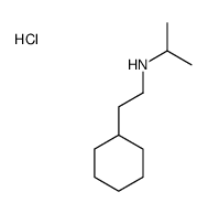 N-(2-cyclohexylethyl)propan-2-amine,hydrochloride Structure