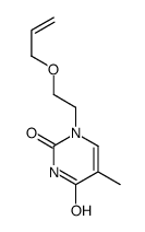 5-methyl-1-(2-prop-2-enoxyethyl)pyrimidine-2,4-dione结构式
