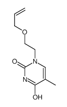 5-methyl-1-(2-prop-2-enoxyethyl)pyrimidine-2,4-dione Structure