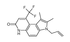 3-Allyl-1,2-dimethyl-9-trifluoromethyl-3,6-dihydro-pyrrolo[3,2-f]quinolin-7-one Structure