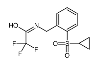 N-[(2-cyclopropylsulfonylphenyl)methyl]-2,2,2-trifluoroacetamide Structure