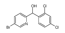 (5-bromopyridin-2-yl)-(2,4-dichlorophenyl)methanol Structure