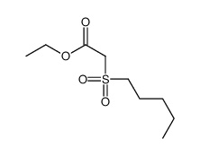 ethyl 2-pentylsulfonylacetate结构式