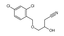 4-[(2,4-dichlorophenyl)methoxy]-3-hydroxybutanenitrile Structure