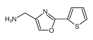 4-Oxazolemethanamine, 2-(2-thienyl)结构式