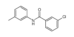 3-chloro-N-(3-methylphenyl)benzamide结构式