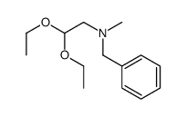 N-benzyl-2,2-diethoxy-N-methylethanamine structure