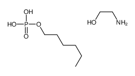 hexyl dihydrogen phosphate, compound with 2-aminoethanol (1:1) structure