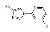 4-CHLORO-6-(4-METHYL-1H-IMIDAZOL-1-YL)PYRIMIDINE structure