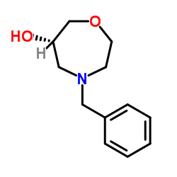 (S)-4-苄基-1,4-氧氮杂卓-6-醇结构式