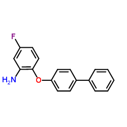 2-(4-Biphenylyloxy)-5-fluoroaniline Structure