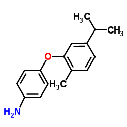 4-(5-Isopropyl-2-methylphenoxy)aniline Structure