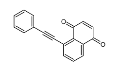 5-(2-phenylethynyl)naphthalene-1,4-dione Structure