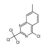 4-chloro-7-methyl-2-trichloromethylquinazoline结构式