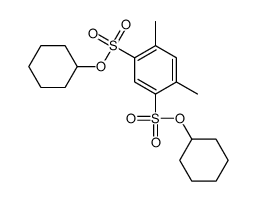 dicyclohexyl 4,6-dimethylbenzene-1,3-disulfonate Structure