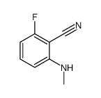 2-氟-6-甲基胺基苯腈结构式