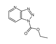 ethyl triazolo[4,5-b]pyridine-1-carboxylate结构式