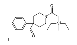 diethyl-[2-(4-formyl-4-phenylpiperidin-1-yl)-2-oxoethyl]-methylazanium,iodide结构式