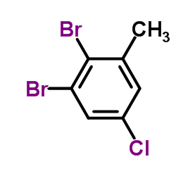 5-Chloro-2,3-dibromotoluene Structure