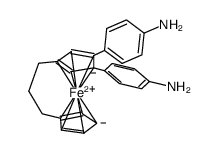 3,4-di(4-aminophenyl)[3]ferrocenophane Structure