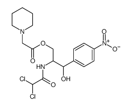 [2-[(2,2-dichloroacetyl)amino]-3-hydroxy-3-(4-nitrophenyl)propyl] 2-piperidin-1-ylacetate Structure