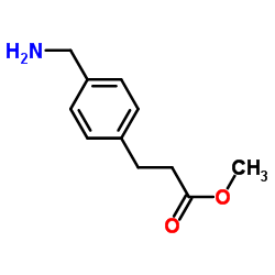 Methyl 3-[4-(aminomethyl)phenyl]propanoate structure