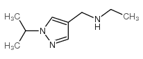 N-[(1-propan-2-ylpyrazol-4-yl)methyl]ethanamine Structure