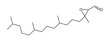 3-methyl-3-(4,8,12-trimethyltridecyl)oxirane-2-carbaldehyde结构式