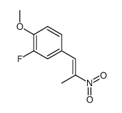 2-Fluoro-1-methoxy-4-[(1E)-2-nitro-1-propen-1-yl]benzene结构式