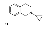 2-cyclopropyl-3,4-dihydro-1H-isoquinoline chloride Structure