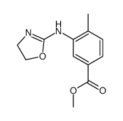 methyl 3-(4,5-dihydro-1,3-oxazol-2-ylamino)-4-methylbenzoate结构式