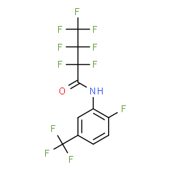 2,2,3,3,4,4,4-HEPTAFLUORO-N-(2-FLUORO-5-(TRIFLUOROMETHYL)PHENYL)BUTANAMIDE结构式