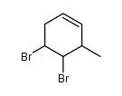 4,5-dibromo-3-methylcyclohex-1-ene Structure