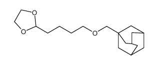 2-(4-[adamantan-1-yl-methoxy]-butyl)-1,3-dioxolane Structure