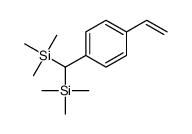 [(4-ethenylphenyl)-trimethylsilylmethyl]-trimethylsilane Structure