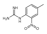 2-nitro-4-methylphenylguanidine Structure