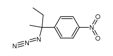 2-(p-nitrophenyl)-2-butyl azide Structure